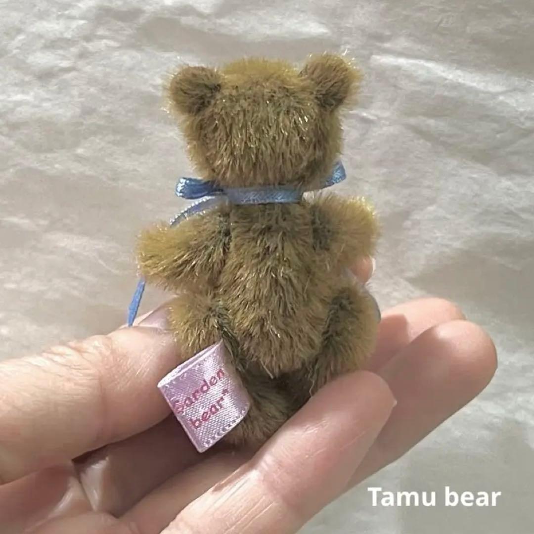 ちびちびのクマちゃん ハンドメイド テディベア ぬいぐるみ Tamubear