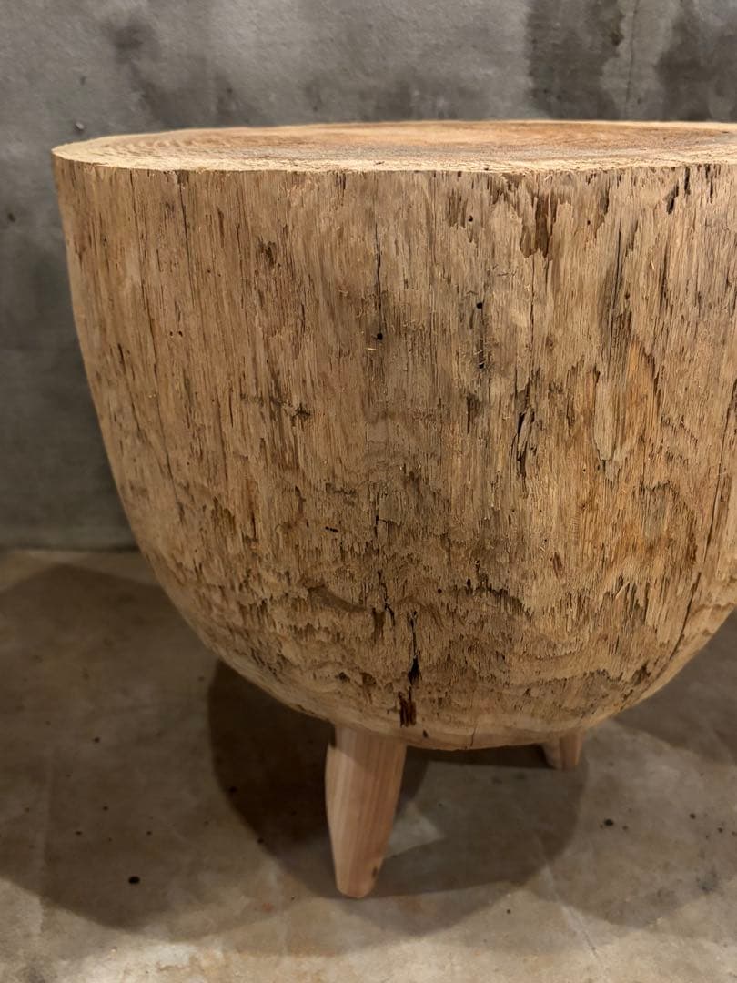 流木　手作り　1点もの　スツール　ウッドスツール