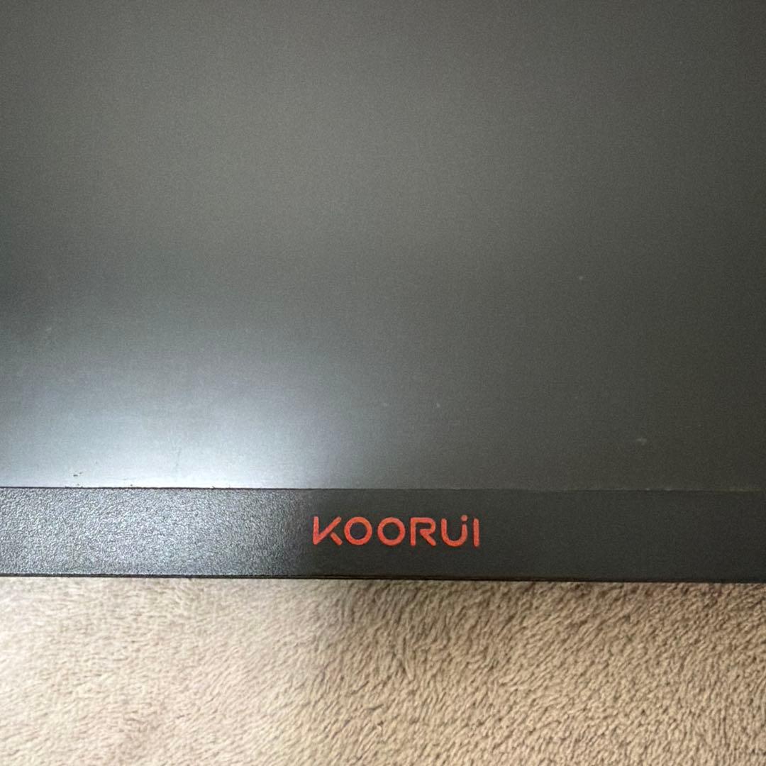 KOORUI ゲーミングモニター 27インチ 湾曲モニター 本体