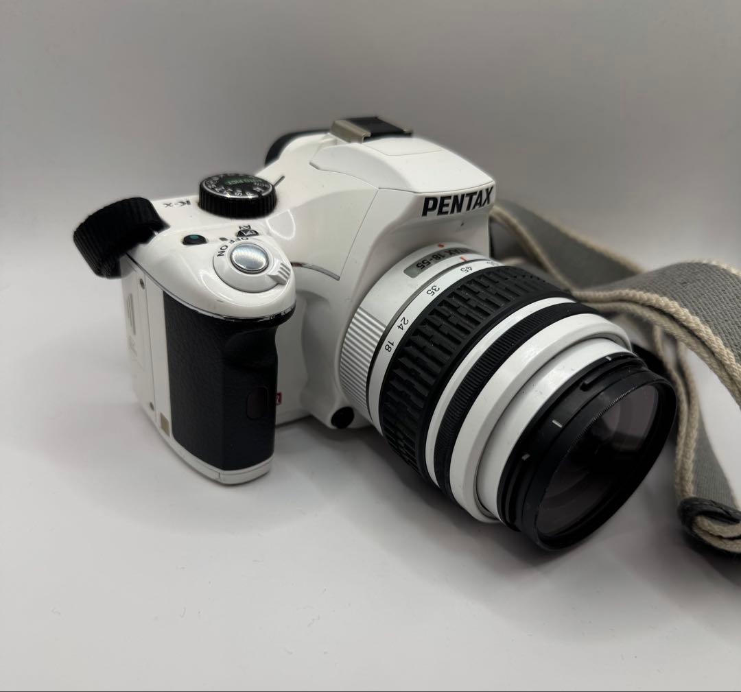 PENTAX ペンタックス K-x ホワイト デジタル一眼レフカメラ
