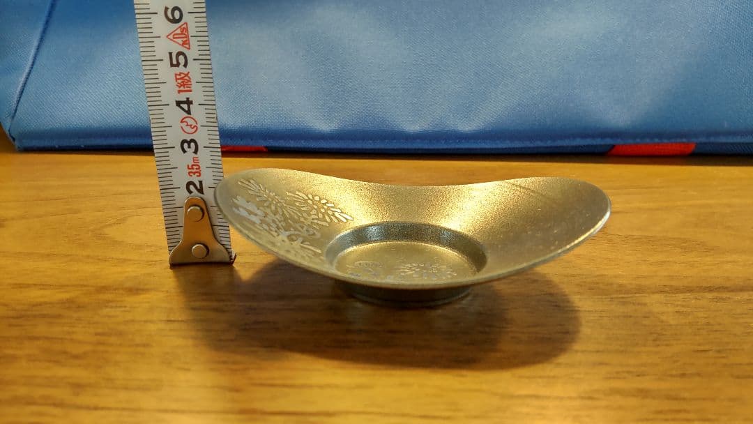 錫茶托　５枚セット