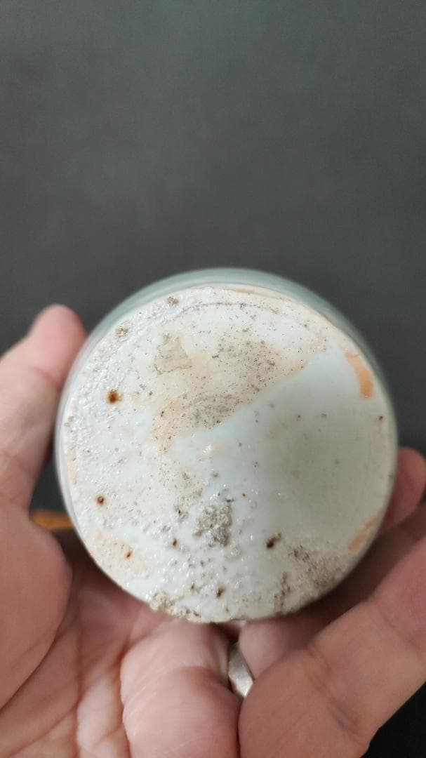 中国明時代　青華お茶入　茶道具