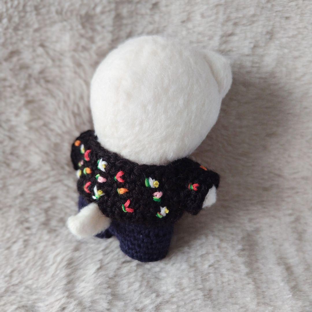 skzoo10cmぬい服 のきページジニレットBKお花