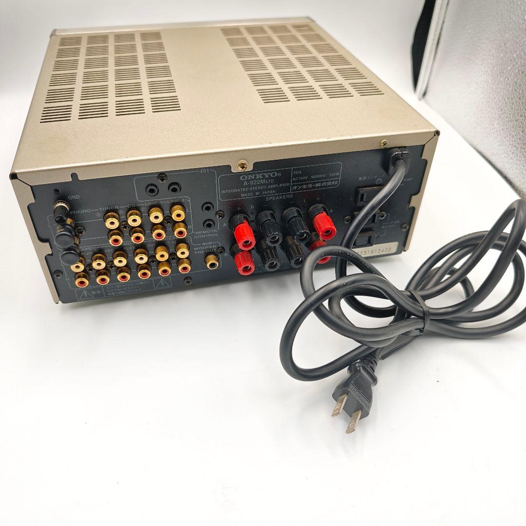 【良品・完全動作◎】ONKYO A-922M LTDプリメインアンプ