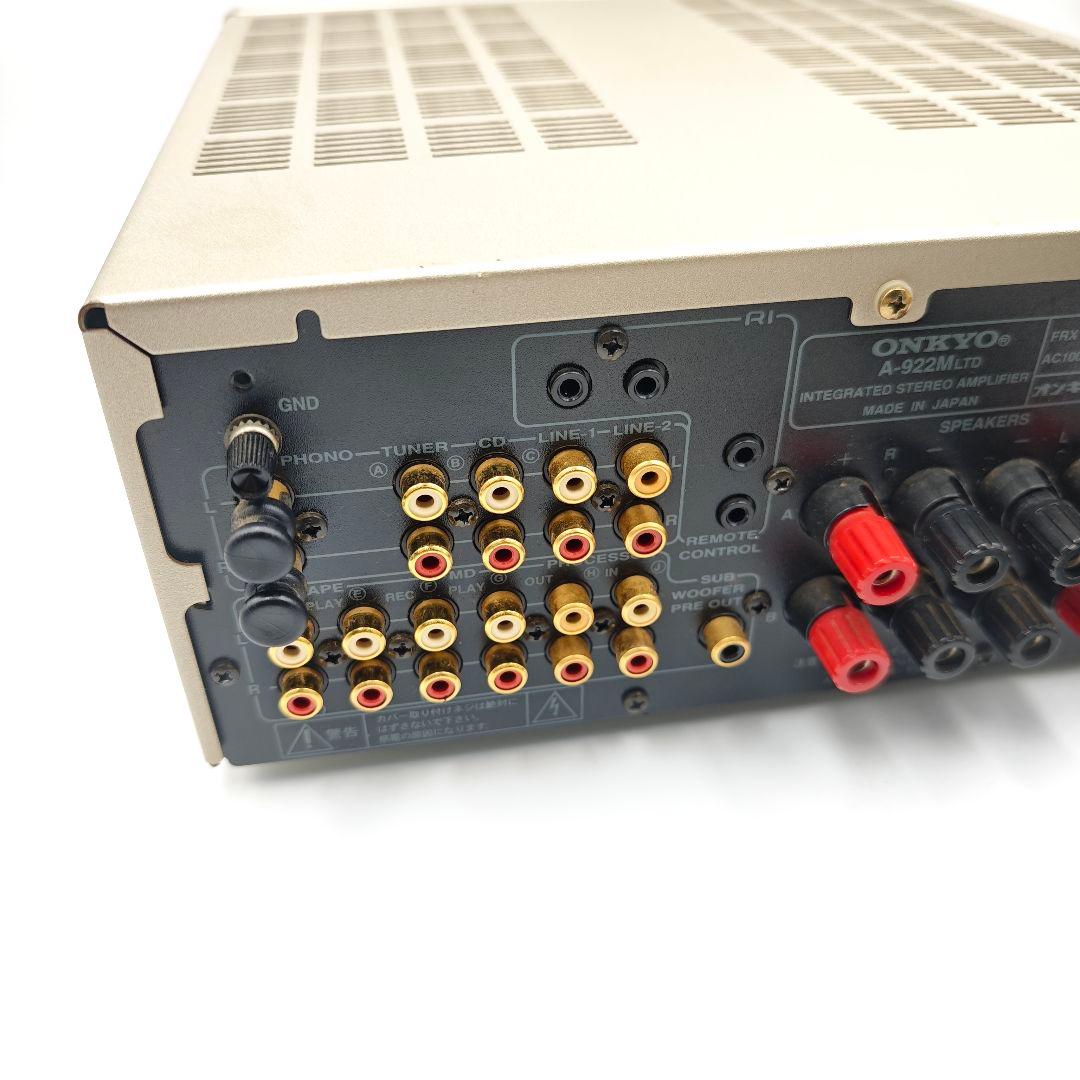 【良品・完全動作◎】ONKYO A-922M LTDプリメインアンプ
