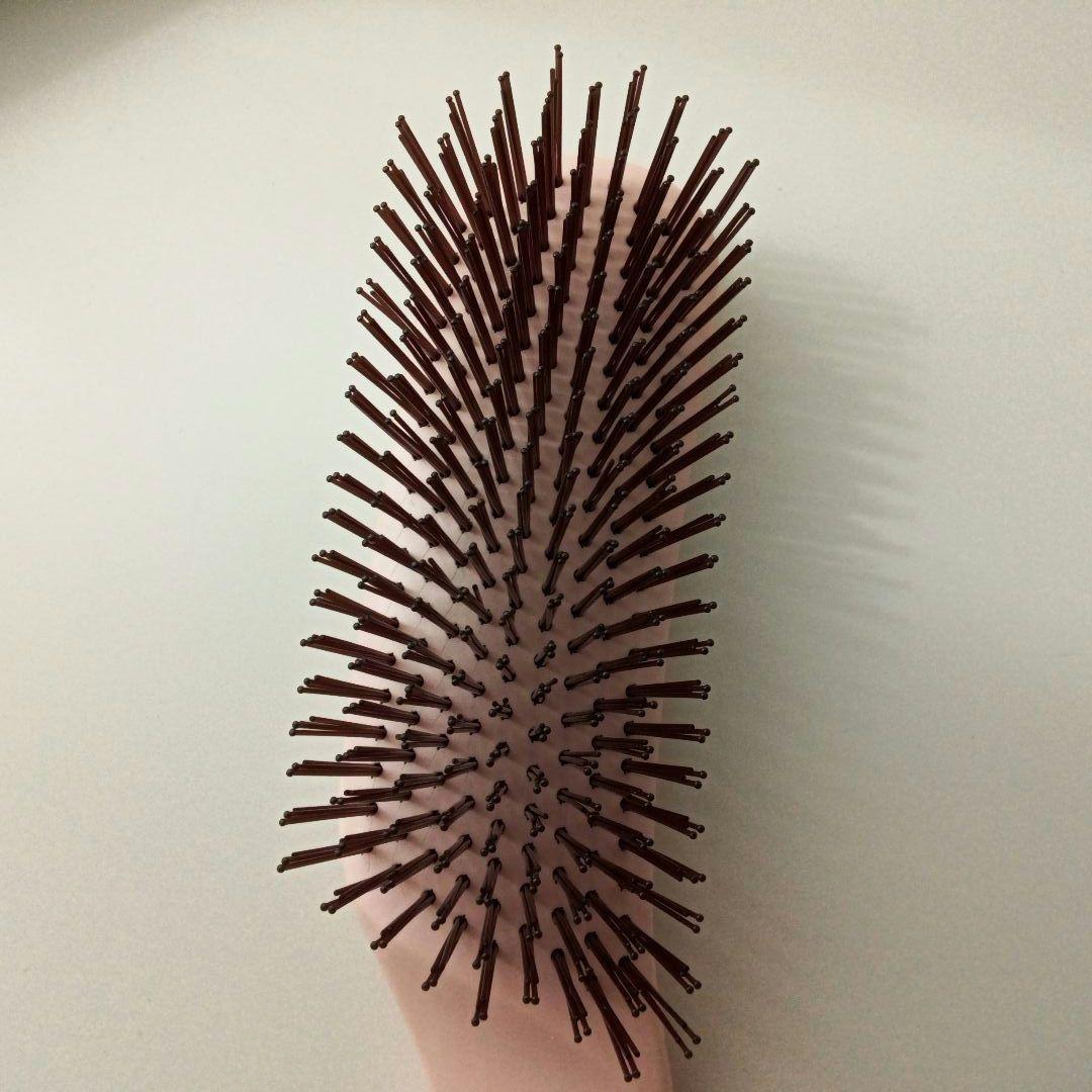 花王　ルーネット　ブラッシング用　ヘアブラシ　昭和レトロ　ピンク