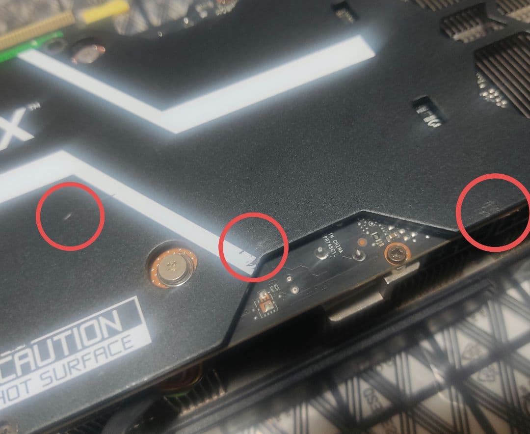 玄人志向　galakuro GeForce RTX 3080ti ジャンク