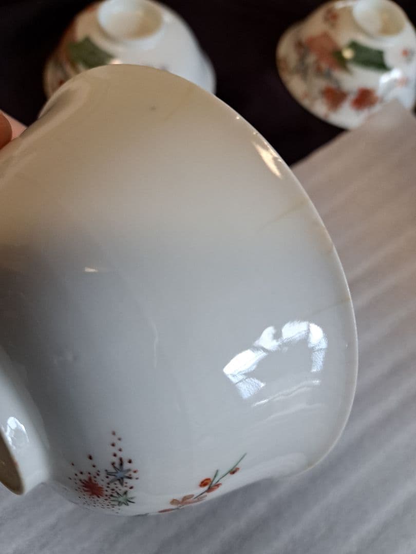 蓋付き茶碗　梅