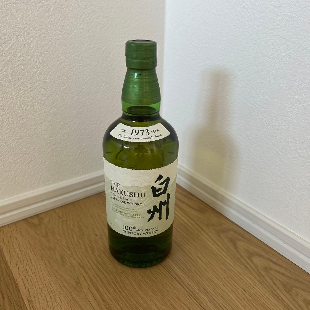 山崎、白州ウイスキー 700ml 43% 100周年記念ボトル2本セット