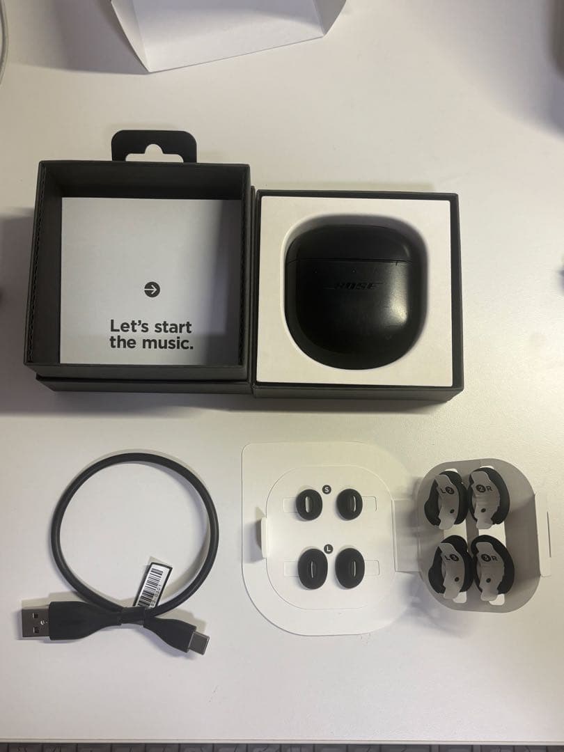 [半ジャンク]Bose QC earbuds ii [外箱、付属品付き]