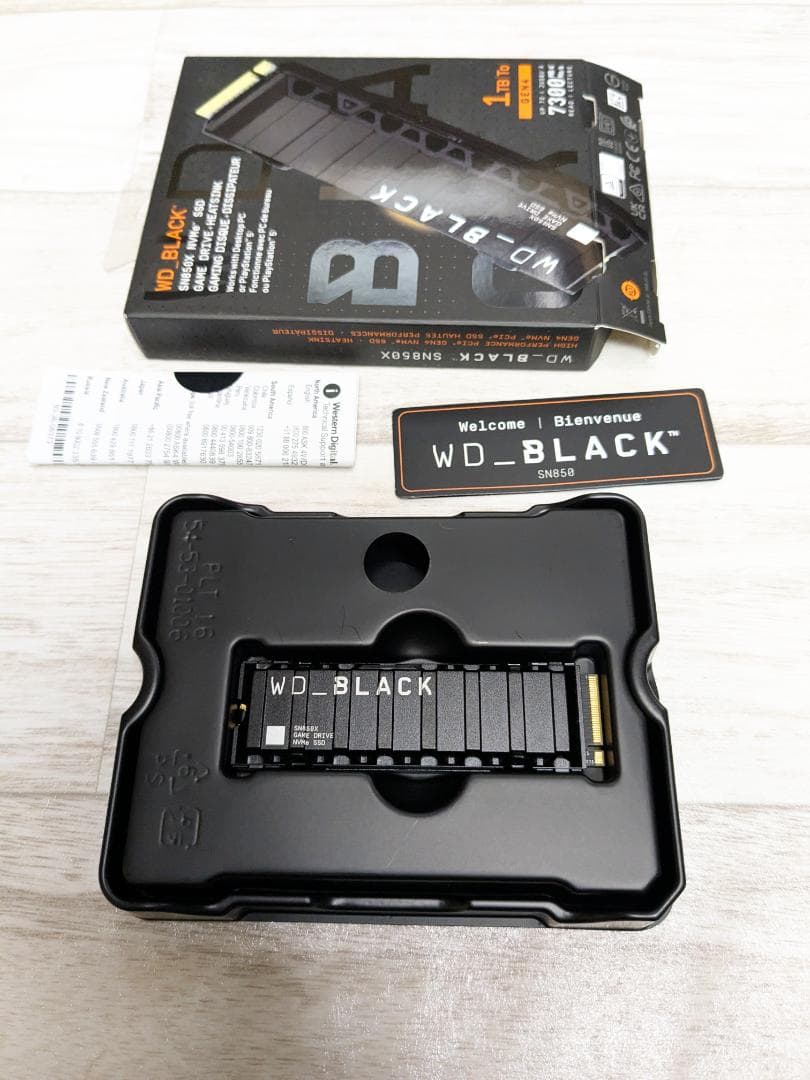 【送料無料♪】ヒートシンク付き WD SN850X 1TB M.2