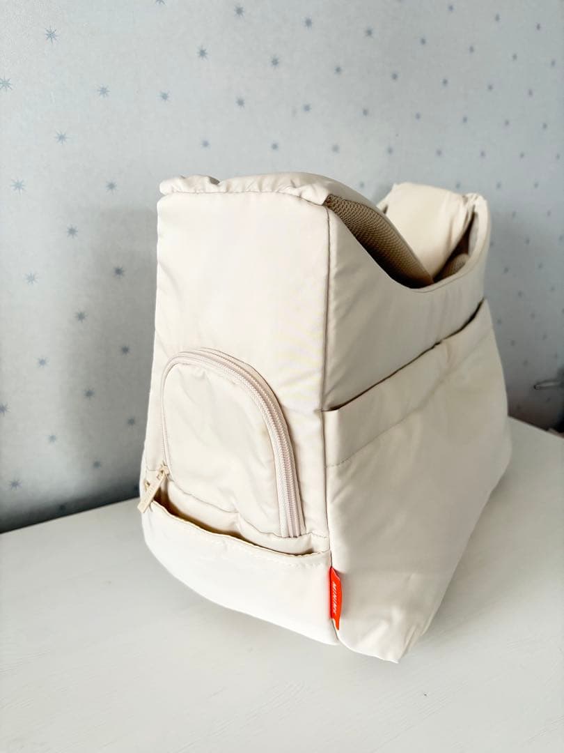 【定価20,000円／ほぼ未使用】MINIMEスリングキャリー M アイボリー