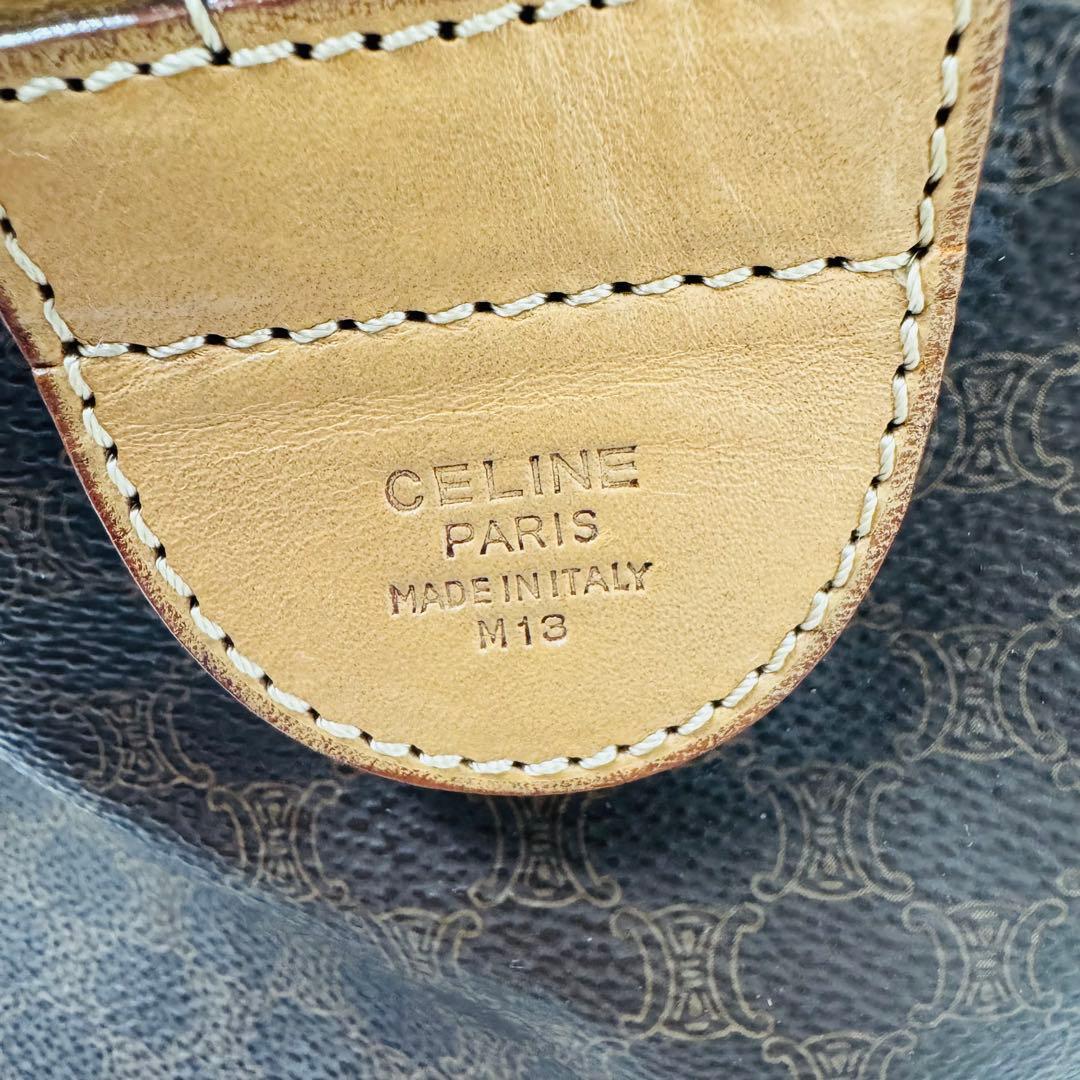 ✨CELINE✨セリーヌ✨マカダム柄✨ヴィンテージ✨ブラウン✨ボストンバッグ✨