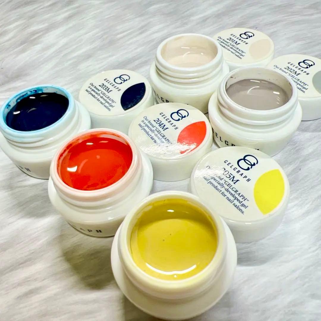 ジェルネイルセット マットカラー　5色セットGELGRAPH プロ用　　　　34