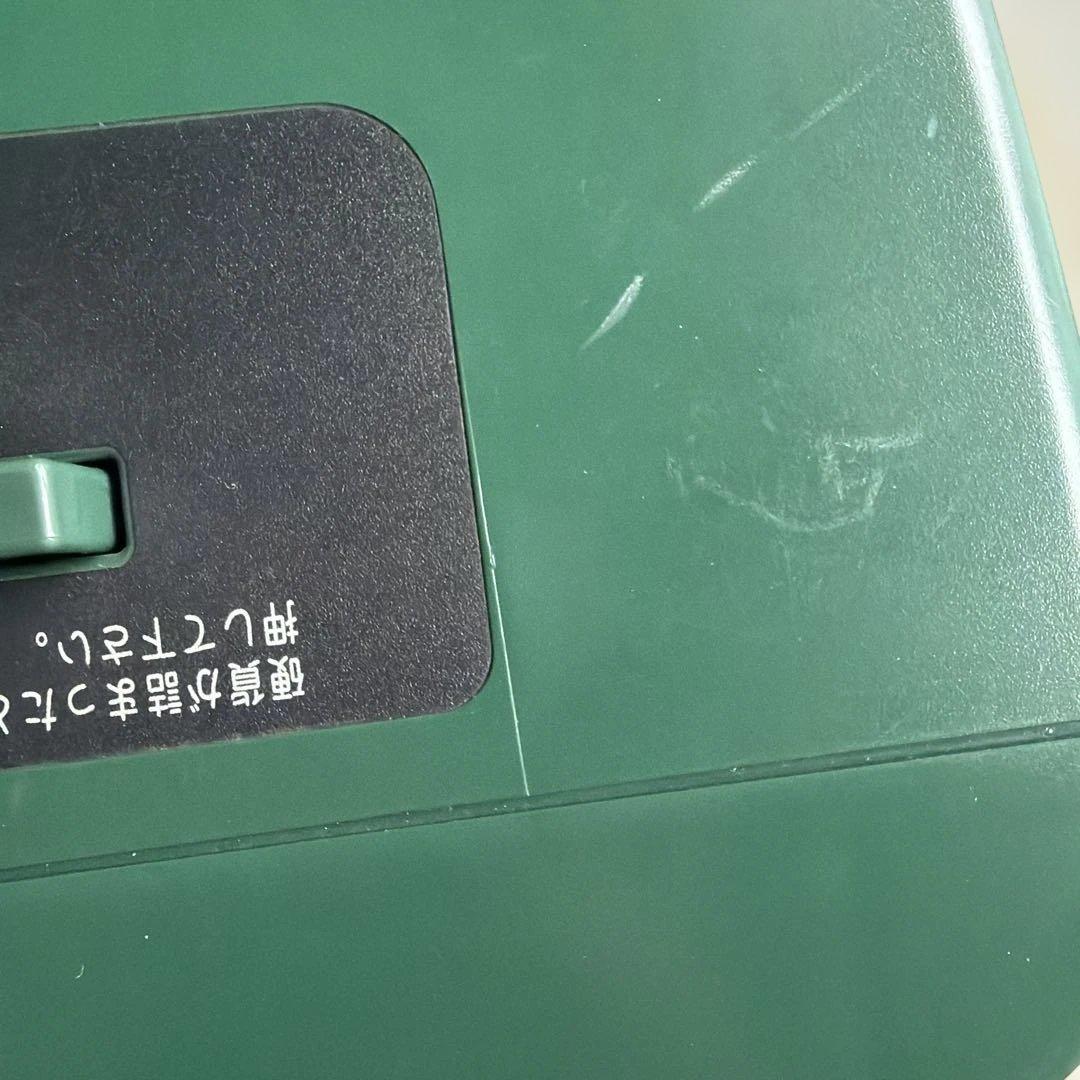 昭和レトロ　 ロッテ卓上自動販売機　みどり色 電池４本　鍵付き