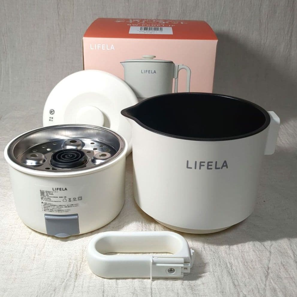 新品未使用 LIFELA ポカポカデイリーポット 電気鍋 マルチポット ケトル