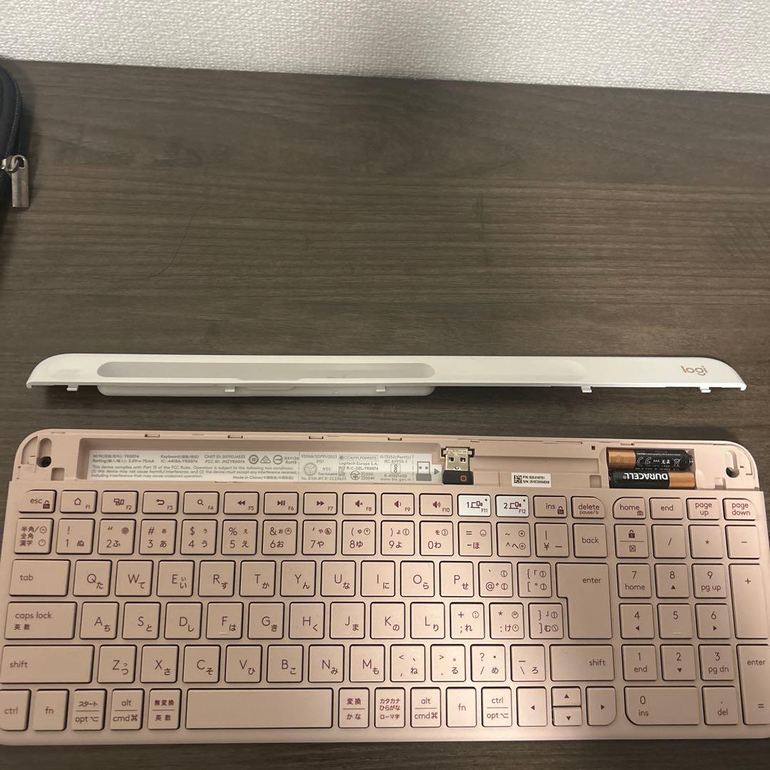 logi ワイヤレスキーボード ローズゴールド