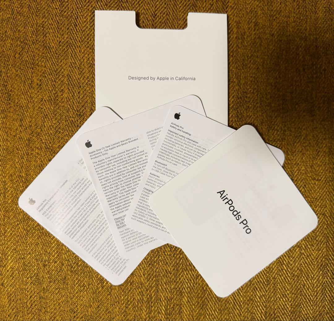 AirPods Pro 第1世代 ジャンク 右耳不良 ケース正常 付属品完備