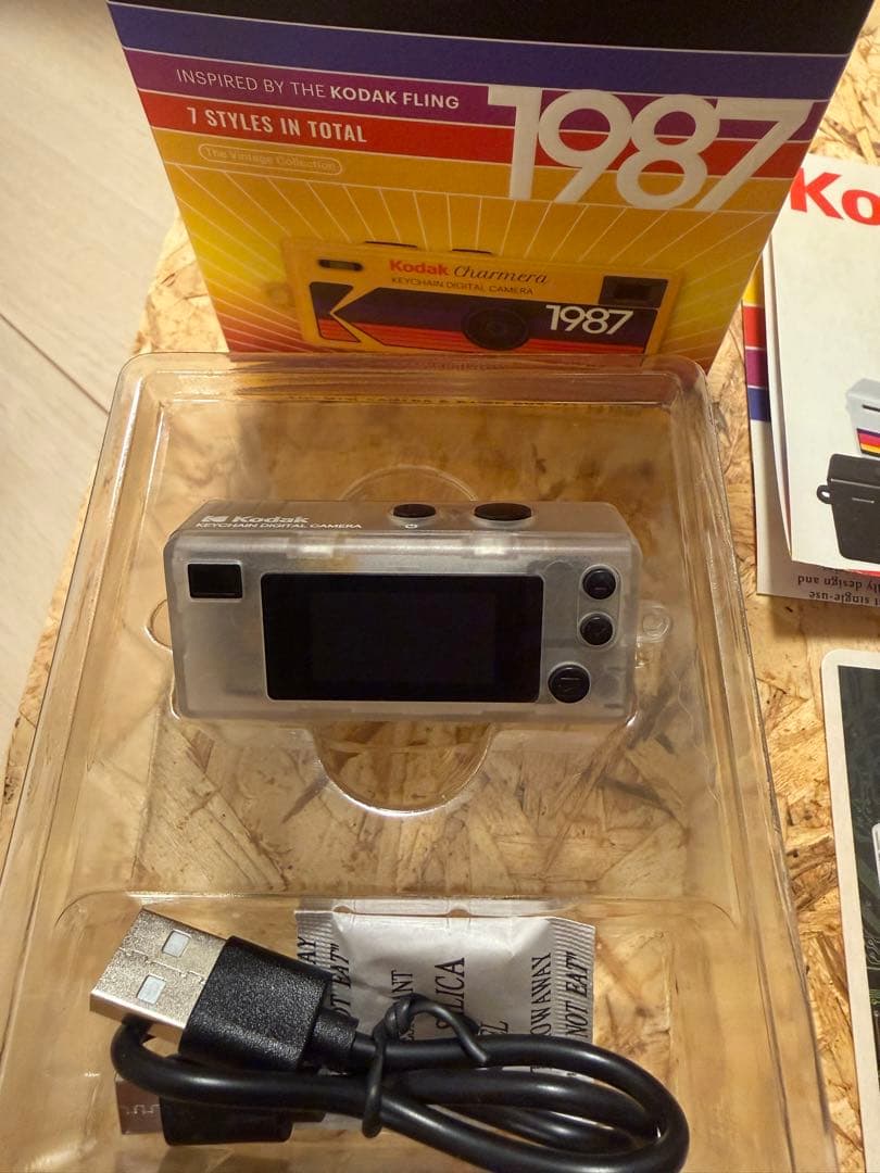 Kodak Charmera キーリング型デジタルカメラ　クリア