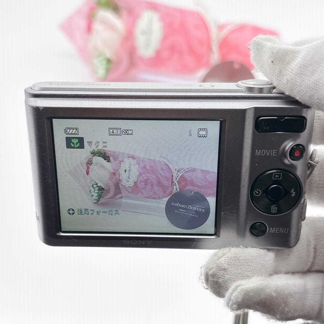 SONY DSC-W810 コンデジ バッテリー付 充電器付