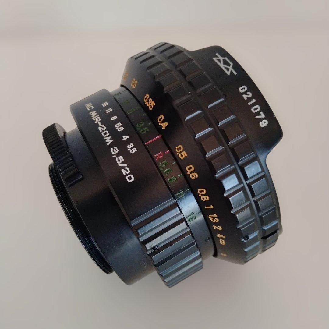 ZENIT MC MIR-20M F3.5 20mm M42 フィルター3種付き