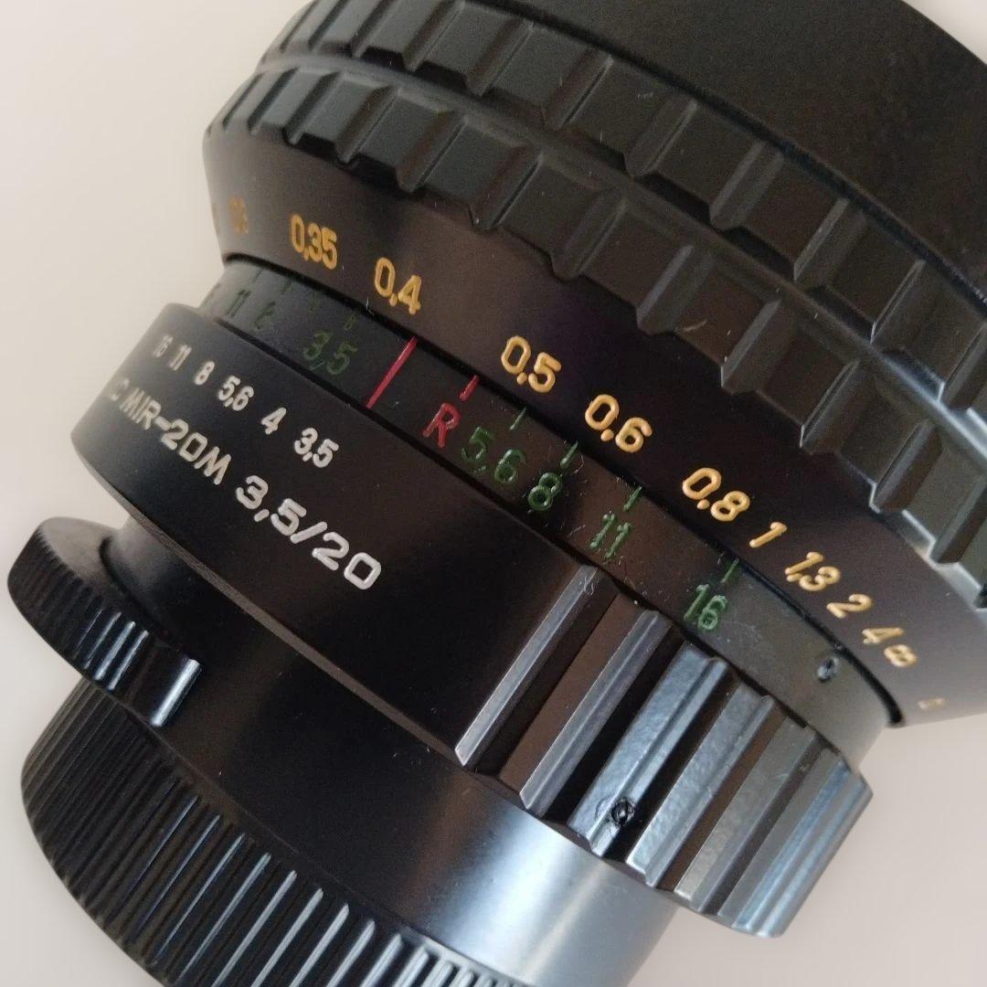 ZENIT MC MIR-20M F3.5 20mm M42 フィルター3種付き