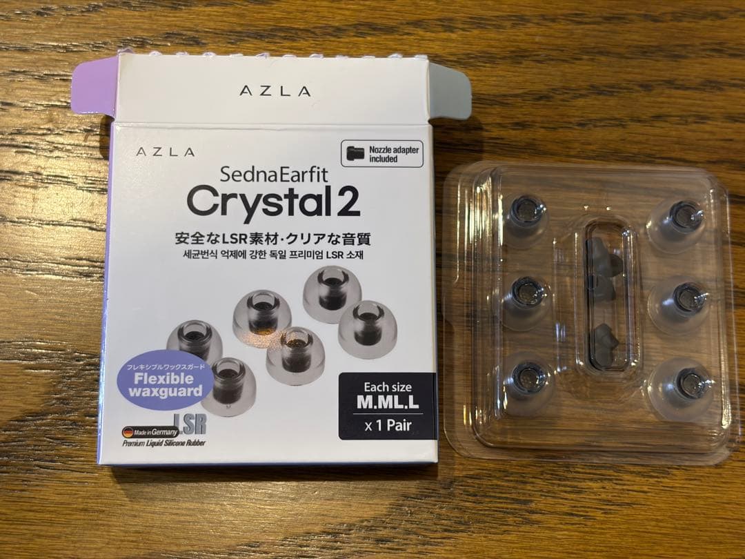イヤホン SONY WF-1000XM6 + SednaEarfit Crystal 2