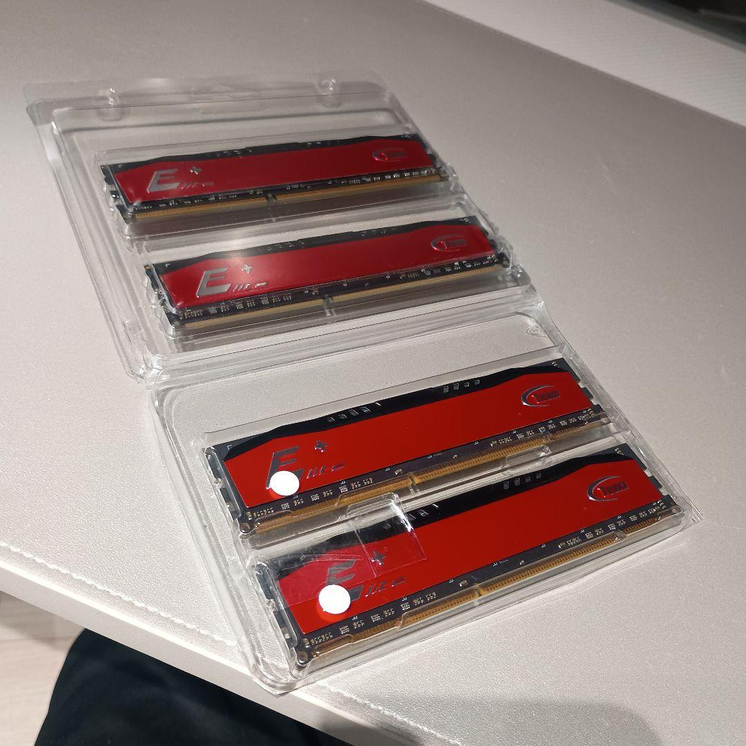 メモリー TEAMGROUP DDR3 1600 32GB (8GB x 4)