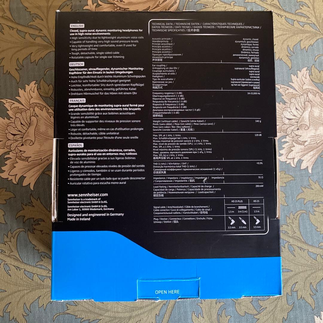 SENNHEISER HD25 PLUS モニターヘッドホン