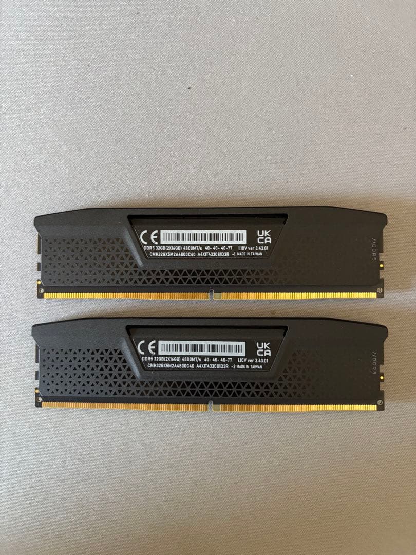 メモリー Corsair Vengeance DDR5 32GB 4800MHz