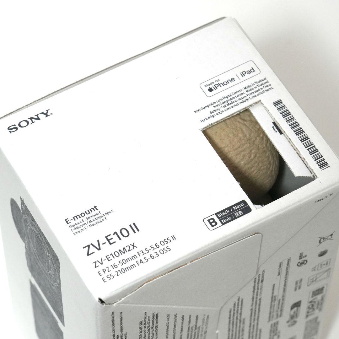 新品ソニー ZV-E10 II パワーズームレンズ付き ブラック 26/03購入