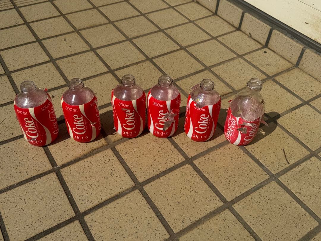 Coca-Cola ダルマ空き瓶300ml 10本セット。