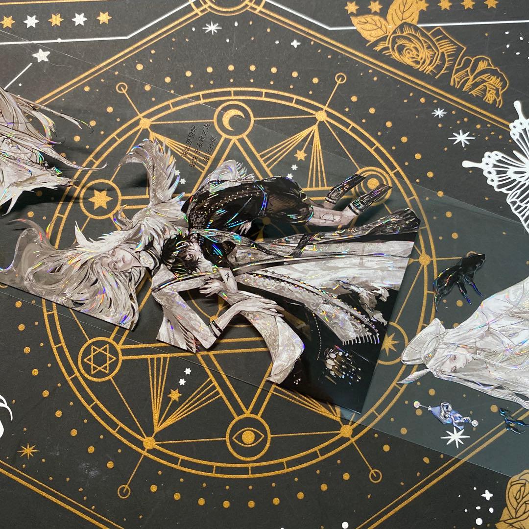 【9265】海外　マステ　中古巻　貝殻光マスキングテープ　人物系