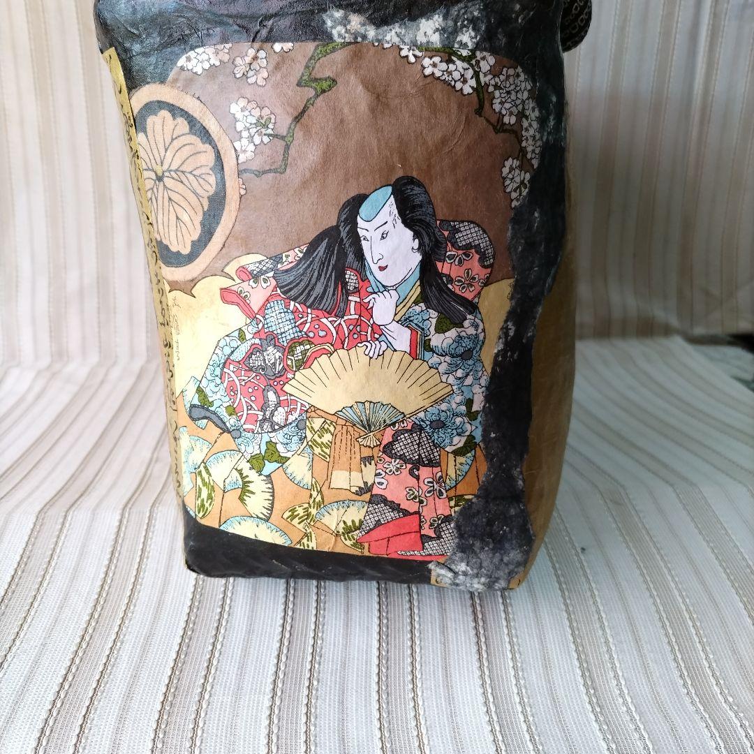 伝統的な日本のデザインかごバッグ