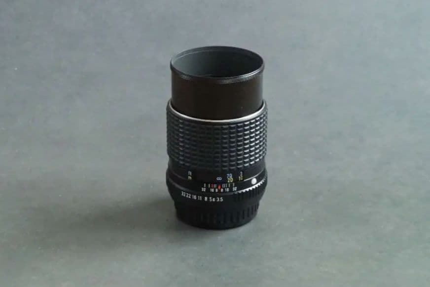 PENTAX MX + PENTAX-M 135mm f3.5 付き