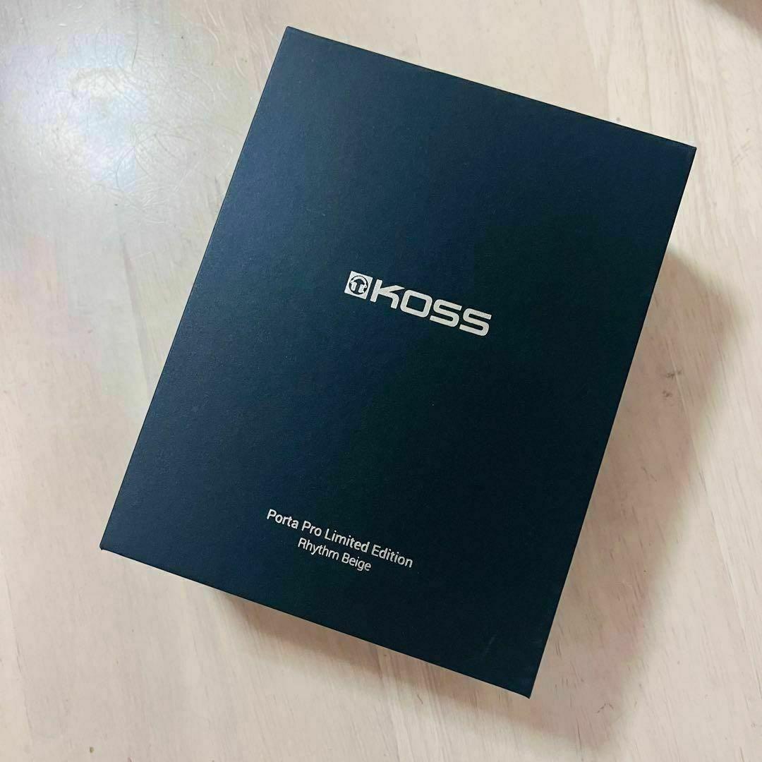 有線　限定版オンイヤーヘッドホン　Koss Porta Pro　リズムベージュ