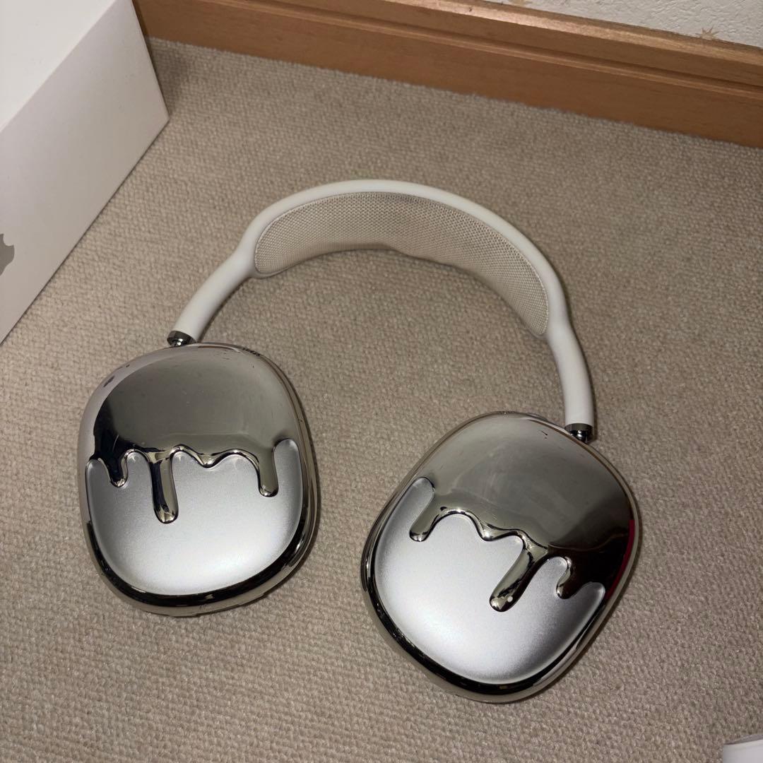 air pods max カバー付き