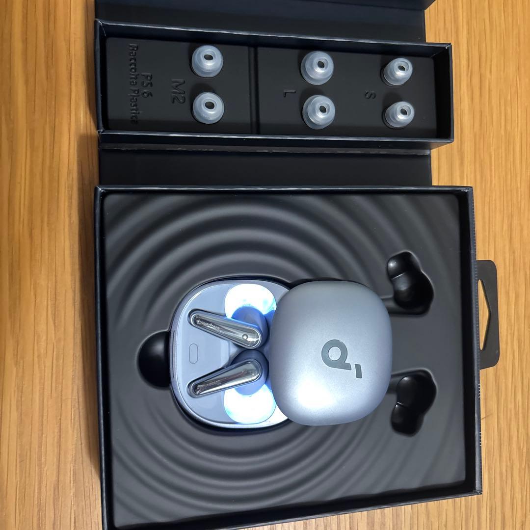 soundcore Liberty 4 ワイヤレスイヤホン　スカイブルー　水色