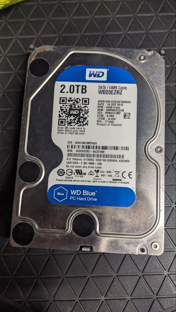 HDD 4TB 3TB 2TB 1TB 6個 まとめ