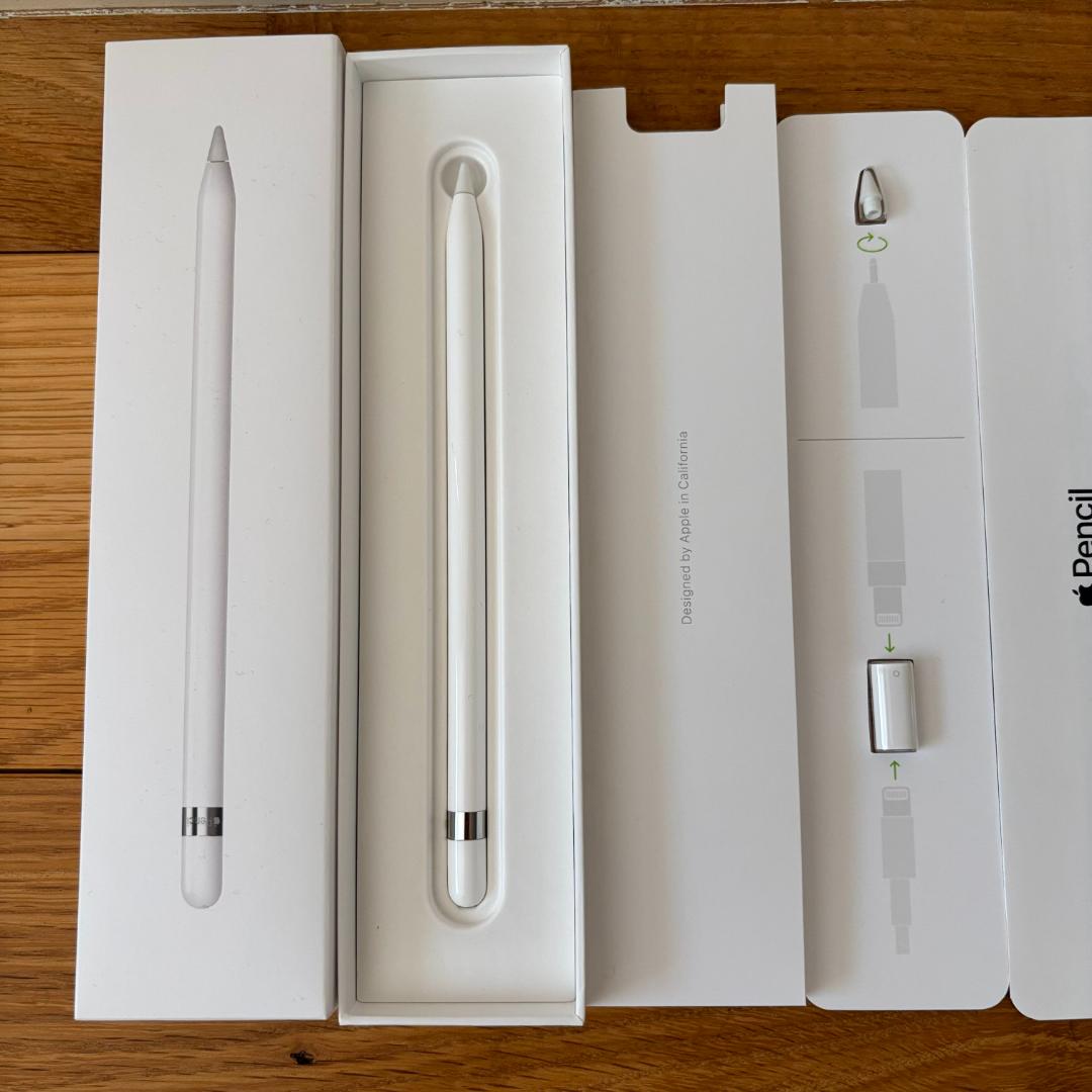 純正 Apple Pencil アップルペンシル 第１世代 付属品・箱完備