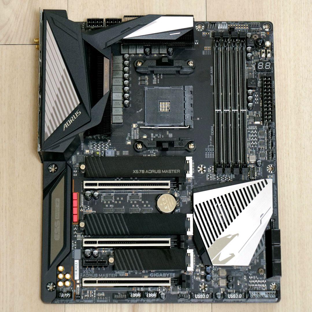 GIGABYTE X570 AORUS MASTER AMD AM4マザーボード