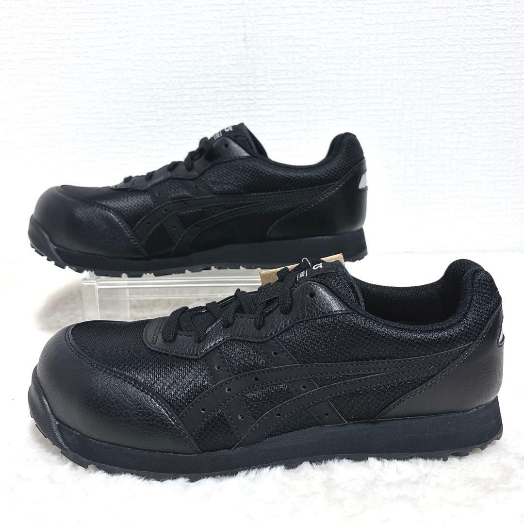 【未使用】ASICS アシックス　安全靴 ウィンジョブ　CP201 JSAA 黒