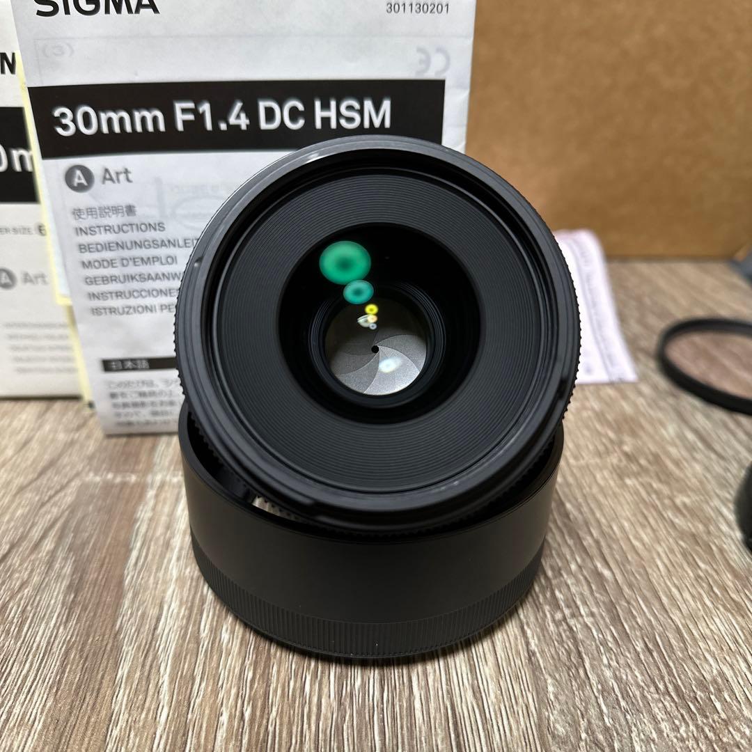 SIGMA 30mm F1.4 DC HSM Art レンズ　ニコンFマウント用