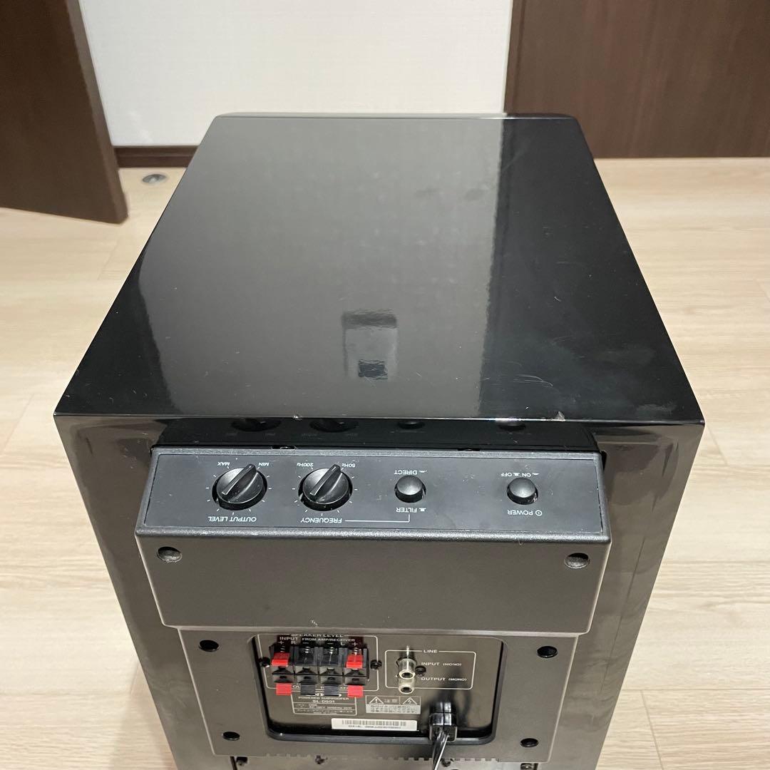 【最安値】ONKYO SL-D501 サブウーファー ピアノブラック 重低音