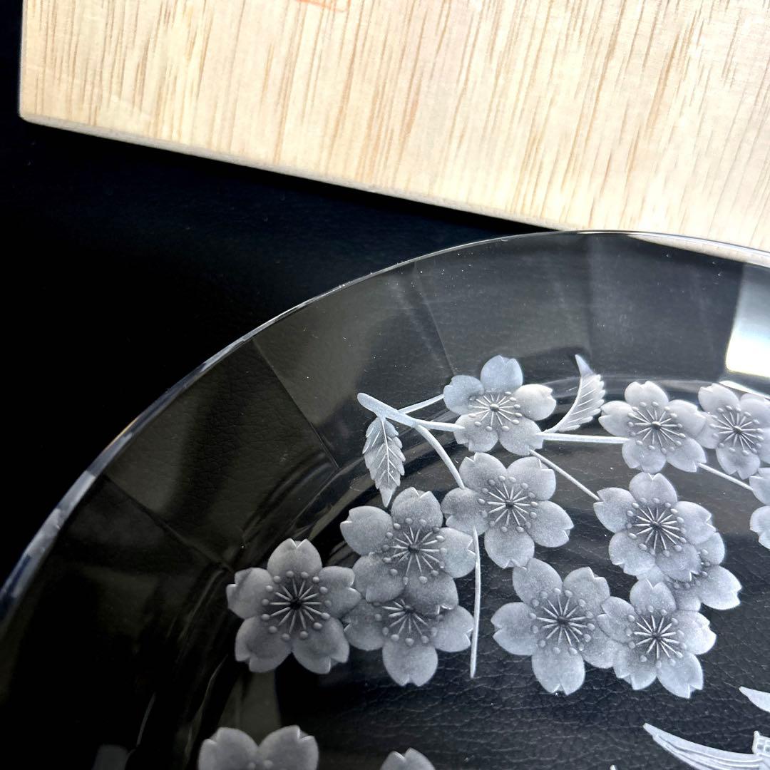限定品　レア　平安建都1200年記念　各務クリスタル　飾り皿　記念プレート