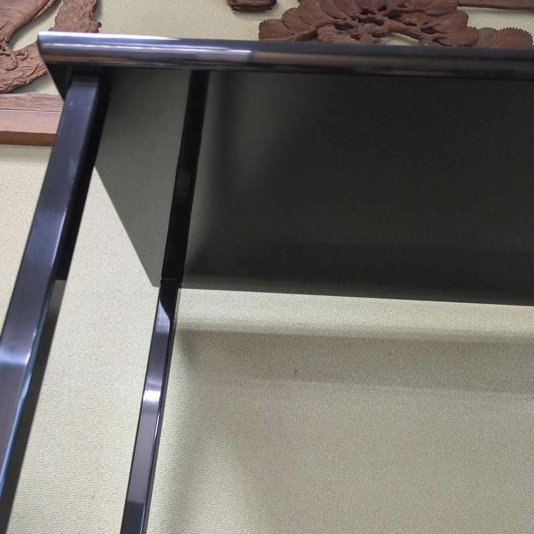 台子　真塗　組み立て式　木製　漆器　茶道具　茶道　棚　棚物　紙箱