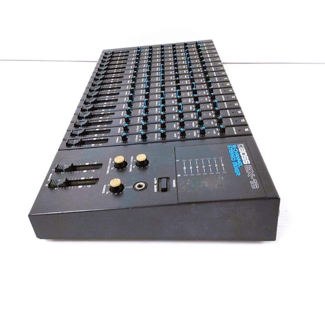 BOSS ボス BX-16 16ch ステレオ ミキサー 専用電源付き