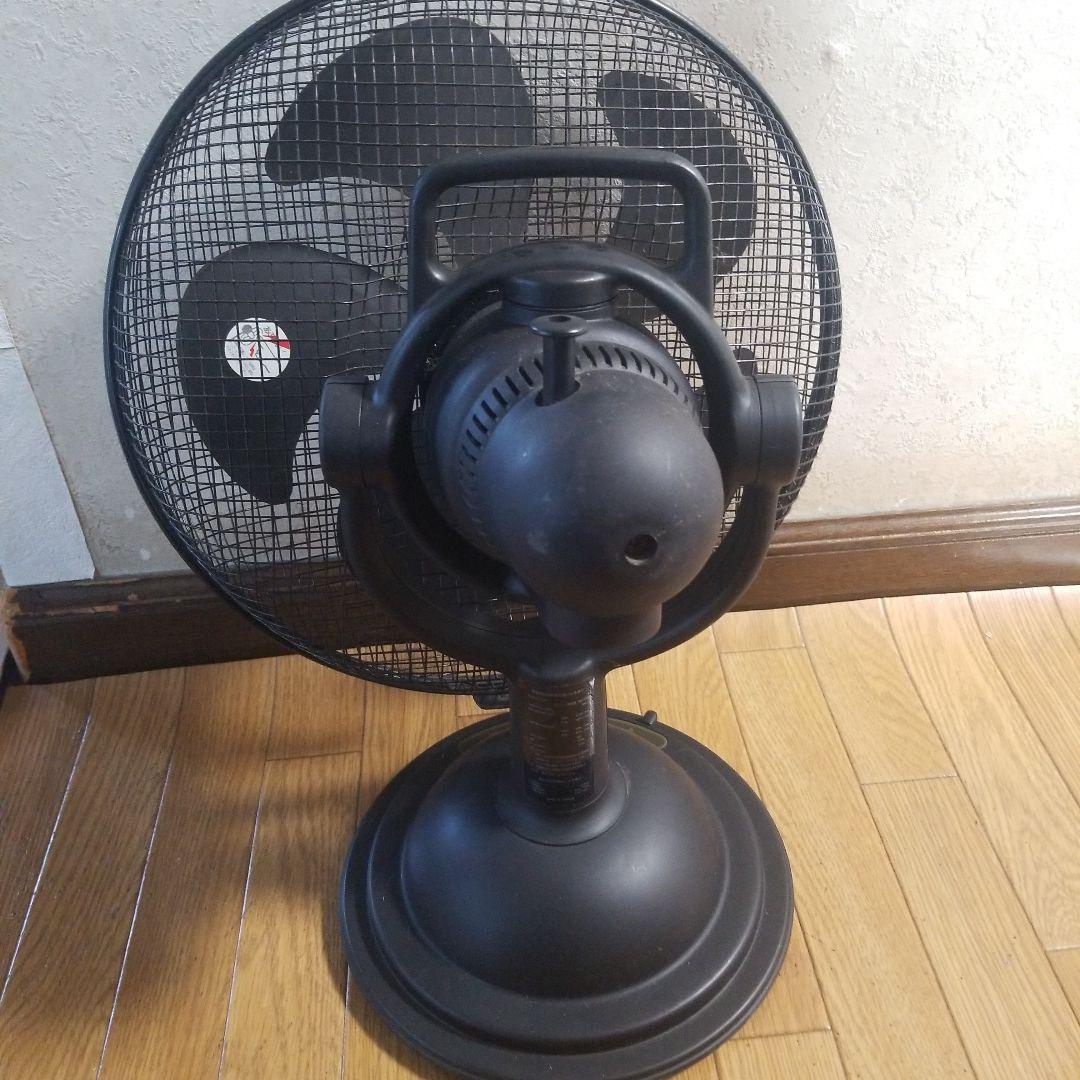 ピエリア クラシック扇 扇風機 レトロ 黒 サーキュレーター