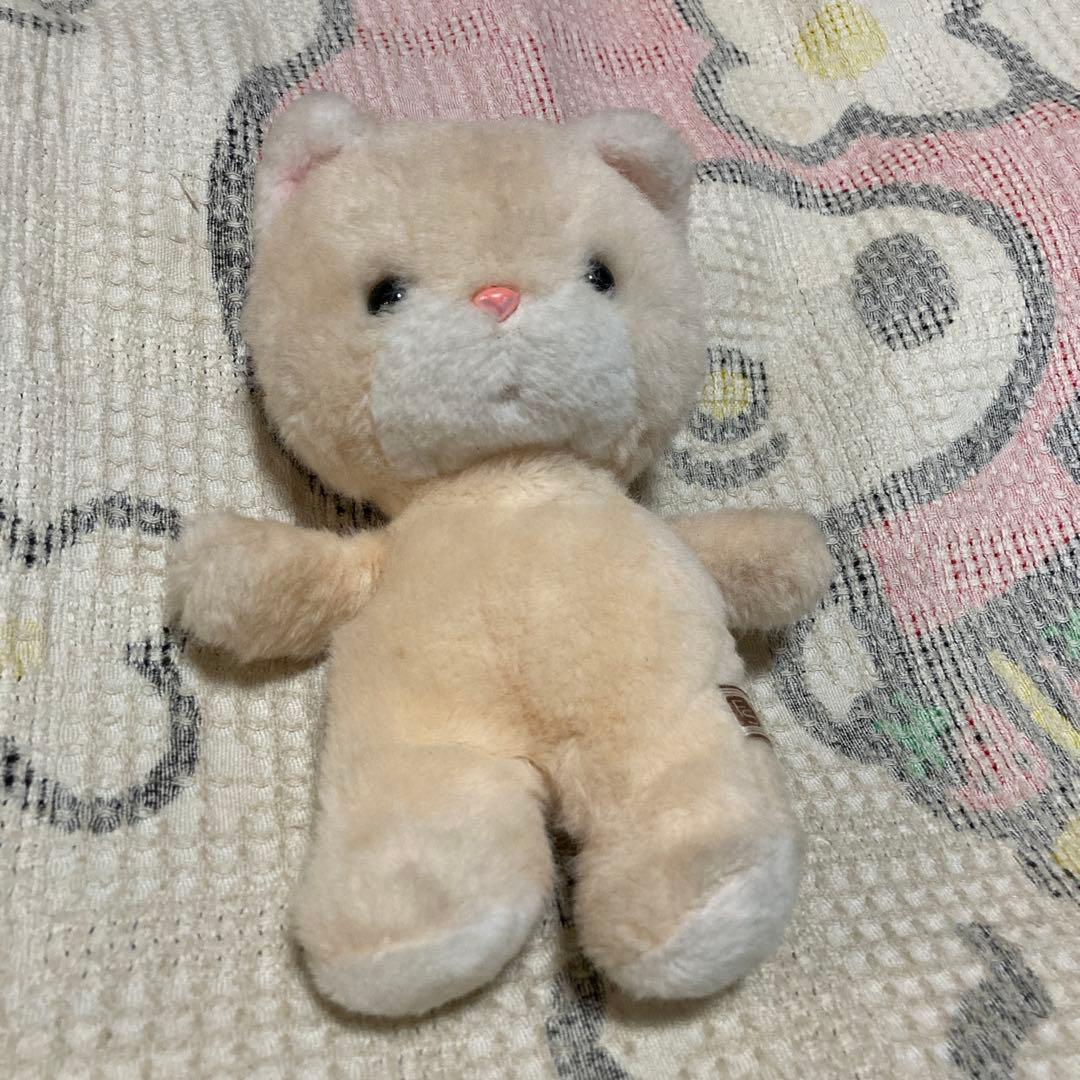 昭和レトロ　吉徳　猫　ぬいぐるみ　中古品