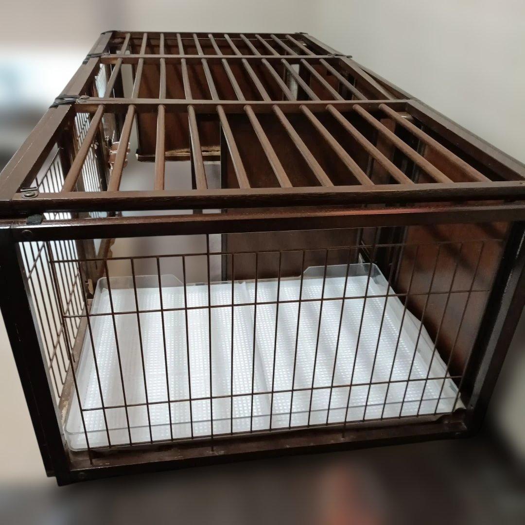 引き取り限定 木製犬用サークル W180 D95 H60